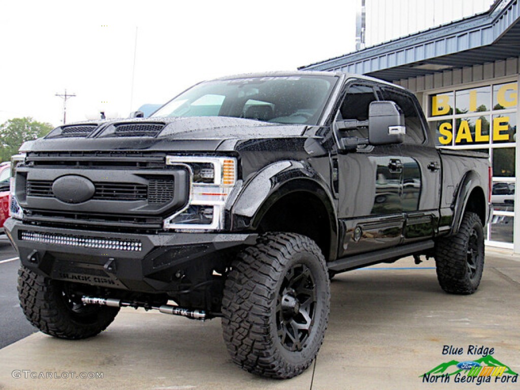 Agate Black 2020 Ford F250 Super Duty Black Ops by Tuscany Crew Cab 4x4 Exterior Photo #139855154