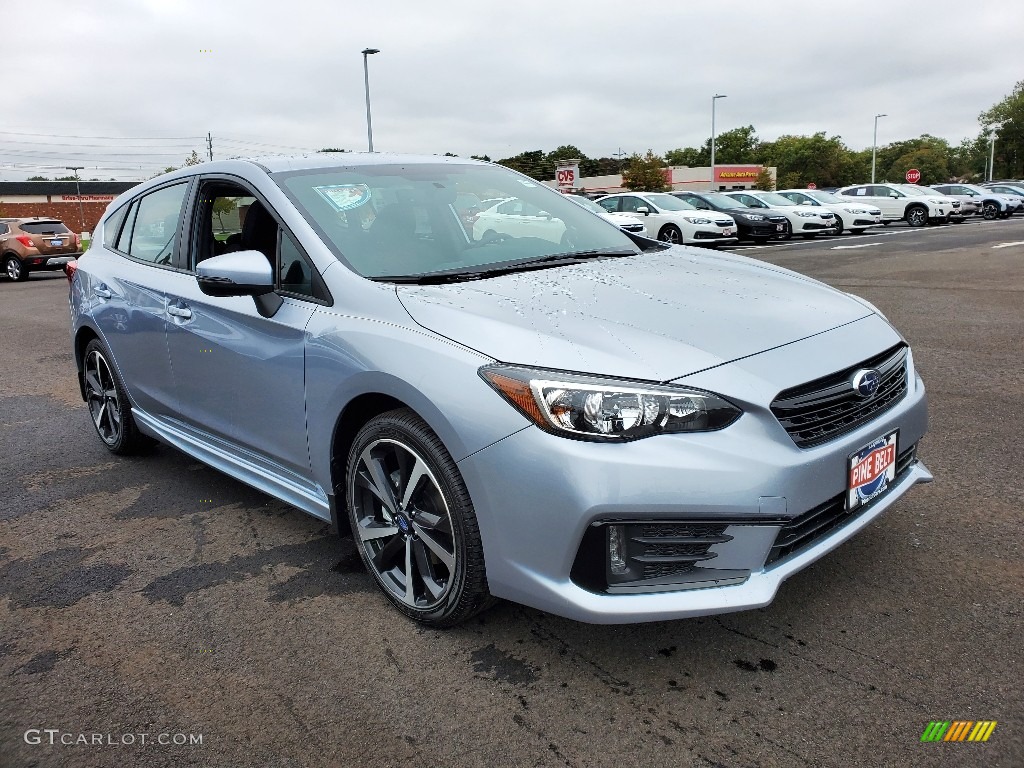 2020 Impreza Sport 5-Door - Ice Silver Metallic / Black photo #1