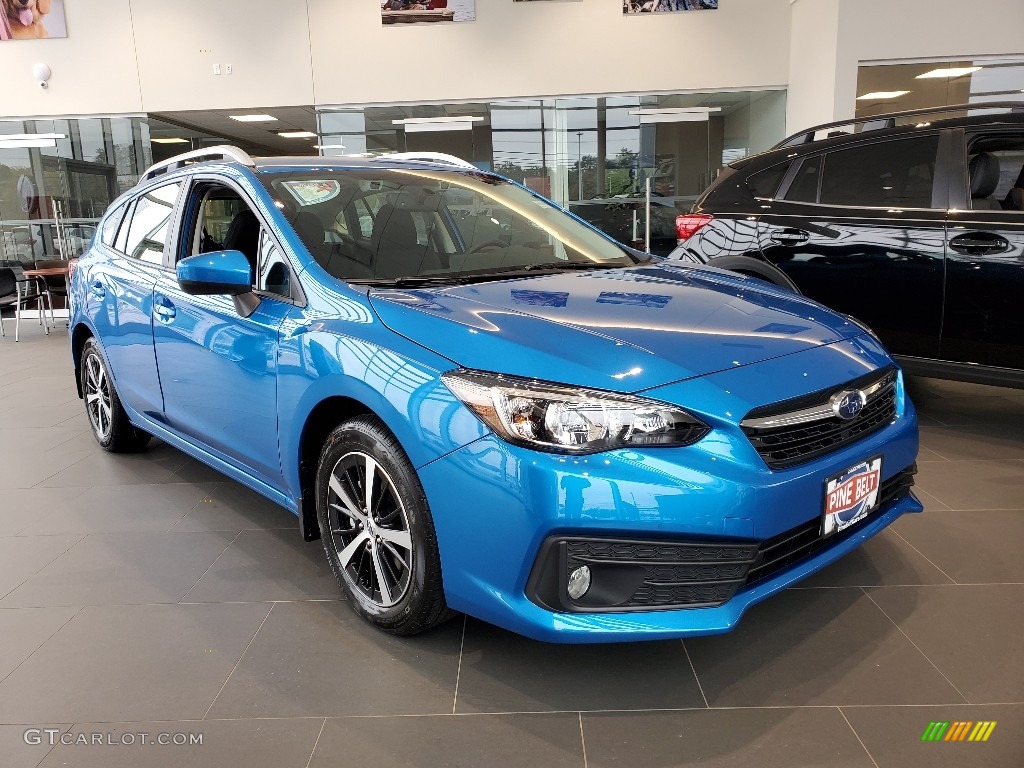 2020 Impreza Premium 5-Door - Ocean Blue Pearl / Black photo #1