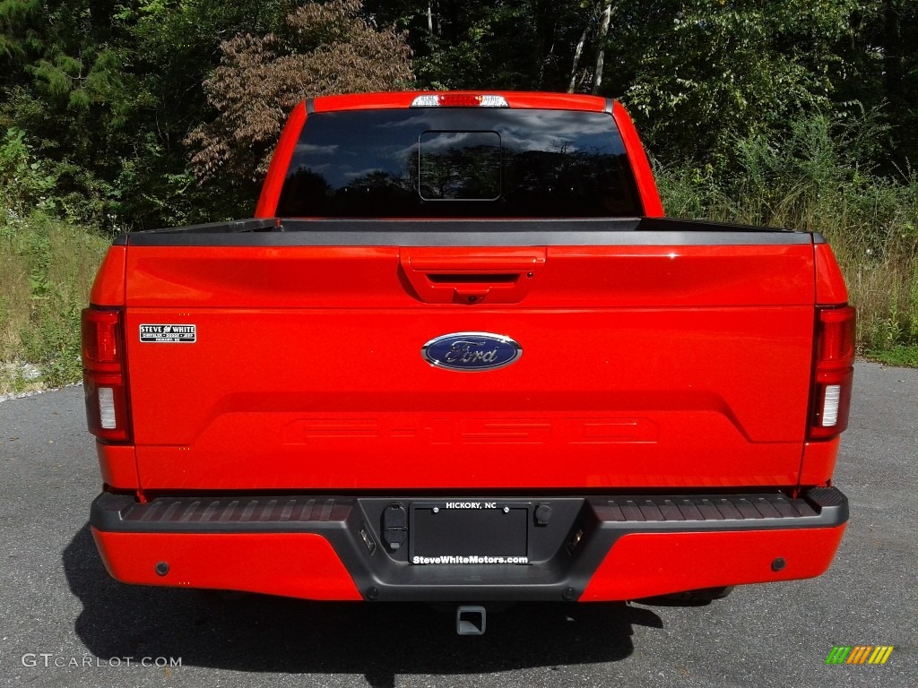 2020 F150 Lariat SuperCrew 4x4 - Race Red / Sport Special Edition Black/Red photo #8