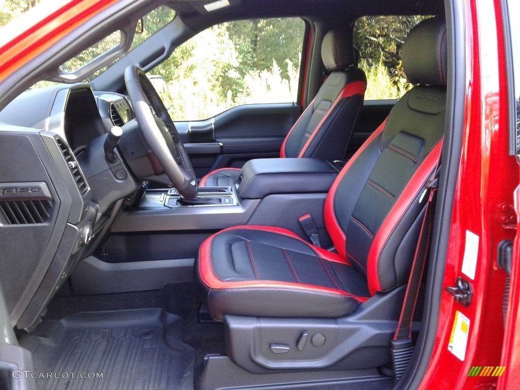 Sport Special Edition Black/Red Interior 2020 Ford F150 Lariat SuperCrew 4x4 Photo #139855846