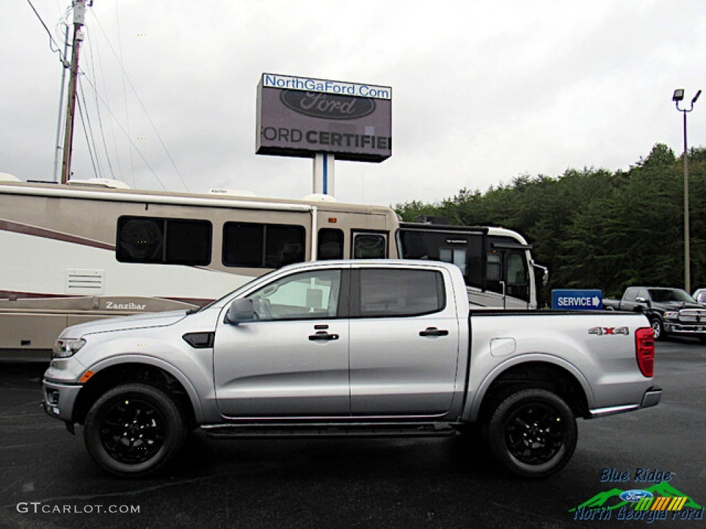 2020 Ranger XLT SuperCrew 4x4 - Iconic Silver / Ebony photo #2