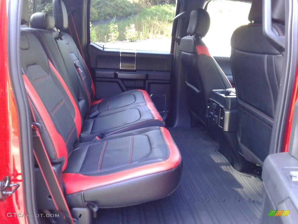 Sport Special Edition Black/Red Interior 2020 Ford F150 Lariat SuperCrew 4x4 Photo #139855967