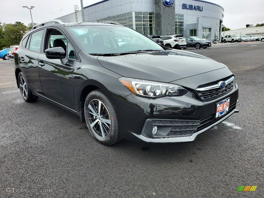 2020 Impreza Premium 5-Door - Crystal Black Silica / Black photo #1