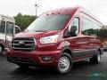 Kapoor Red 2020 Ford Transit Passenger Wagon XLT 350 HR Extended