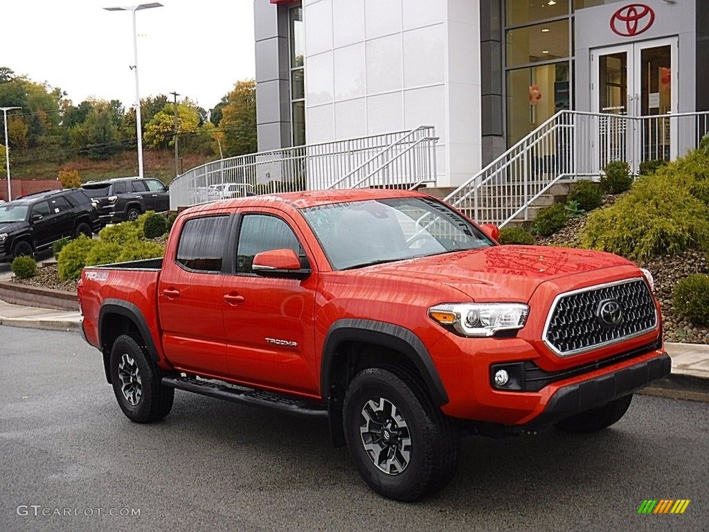 2018 Tacoma TRD Sport Double Cab 4x4 - Inferno / Graphite w/Gun Metal photo #1