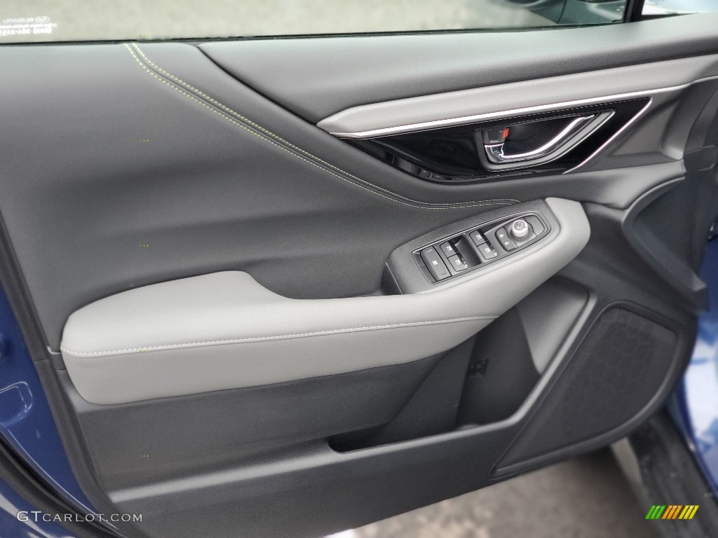 2021 Subaru Outback Onyx Edition XT Gray StarTex Urethane Door Panel Photo #139858644