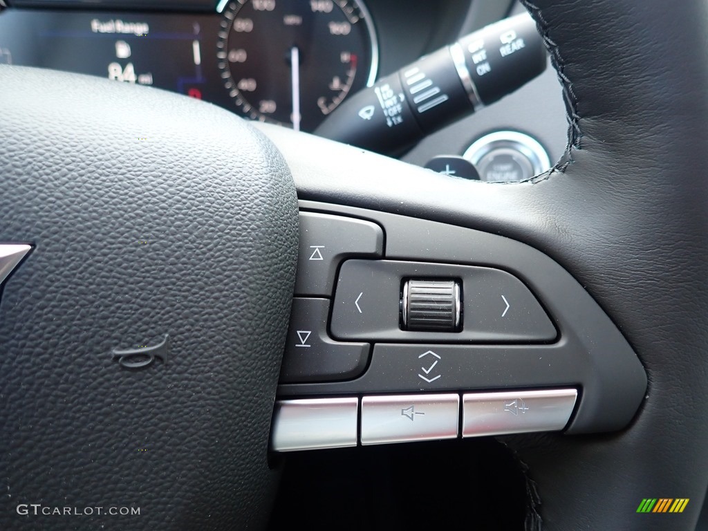 2021 Cadillac XT4 Luxury AWD Light Platinum/Jet Black Steering Wheel Photo #139858922