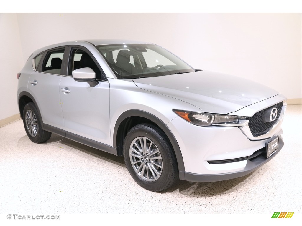 2018 CX-5 Sport AWD - Sonic Silver Metallic / Black photo #1