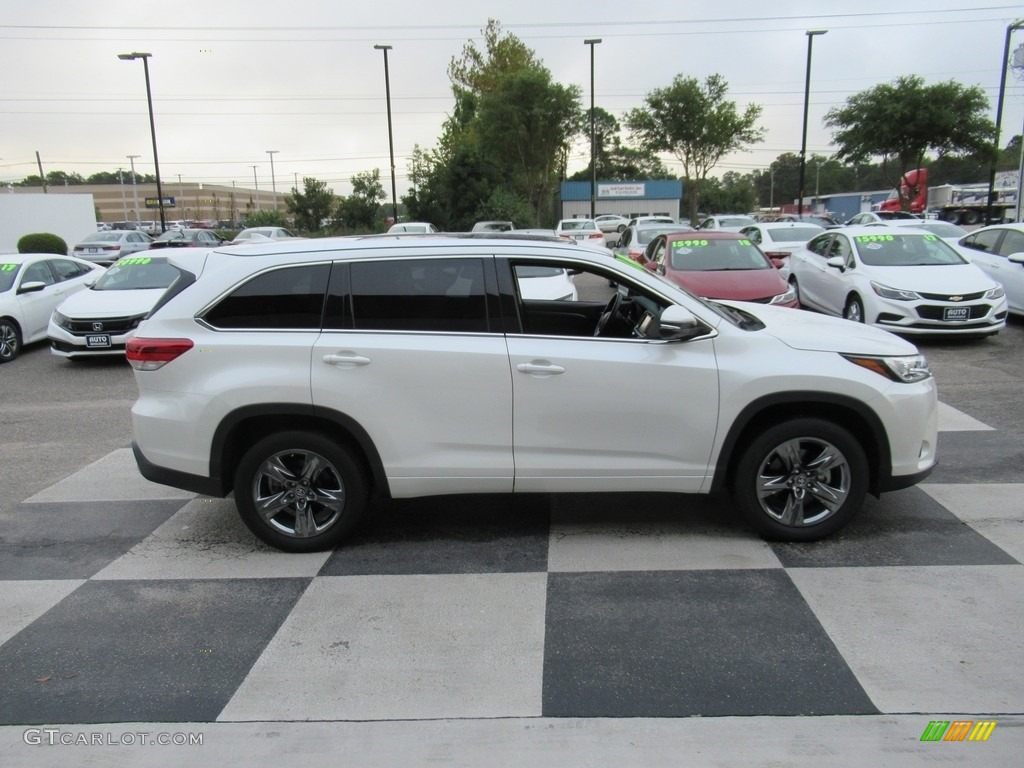 2019 Highlander Limited Platinum - Blizzard Pearl White / Black photo #3