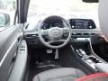 2021 Hyundai Sonata Black Interior Dashboard Photo