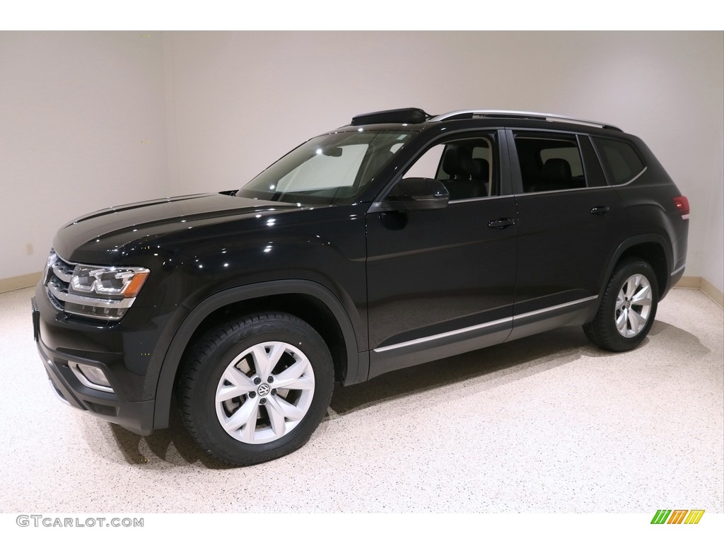 Deep Black Pearl 2018 Volkswagen Atlas SEL 4Motion Exterior Photo #139861466