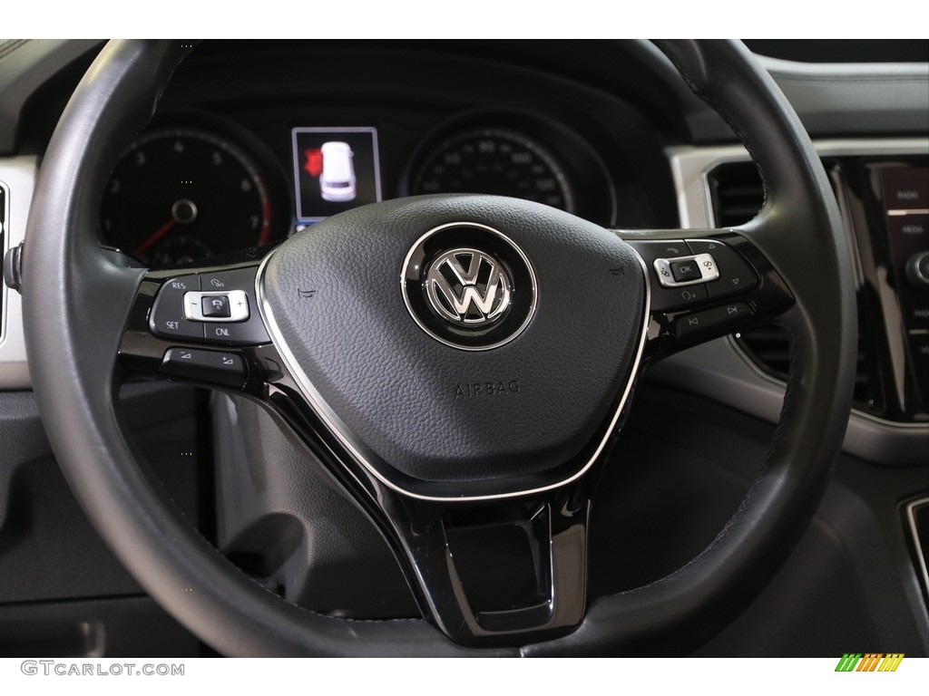 2018 Volkswagen Atlas SEL 4Motion Titan Black Steering Wheel Photo #139861529
