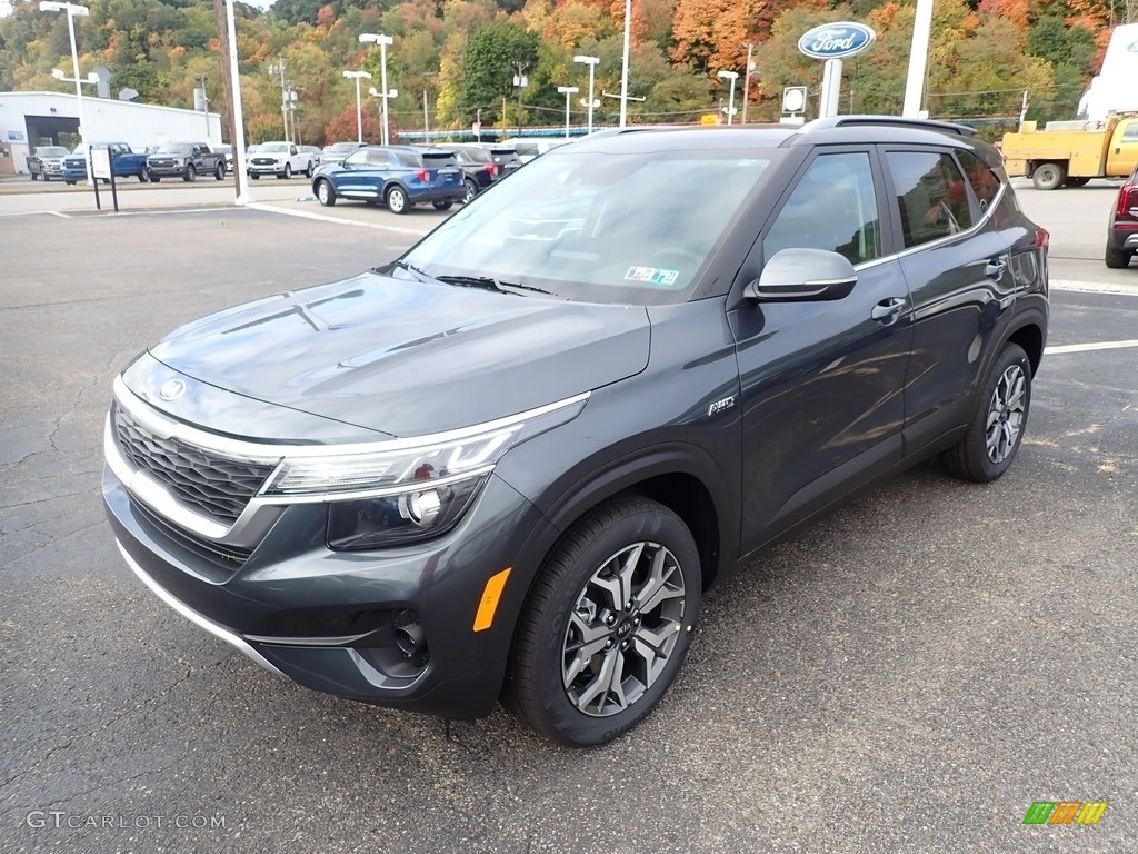 Gravity Gray 2021 Kia Seltos EX AWD Exterior Photo #139862312