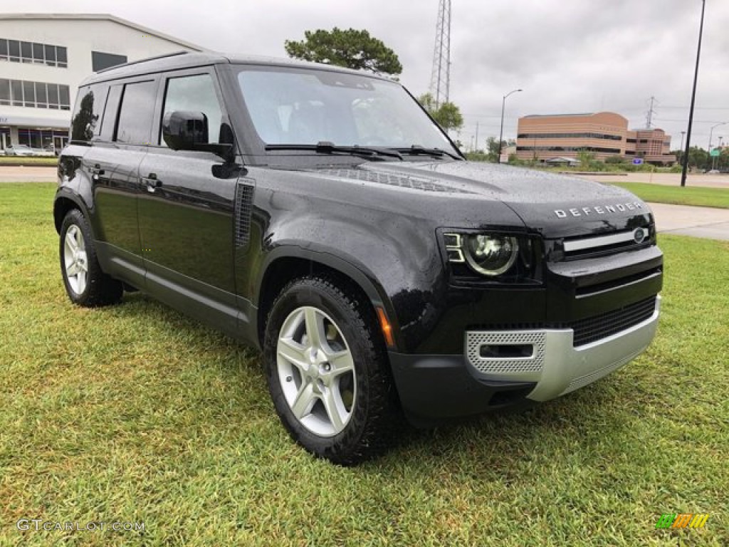 Santorini Black Metallic 2020 Land Rover Defender 110 SE Exterior Photo #139862476