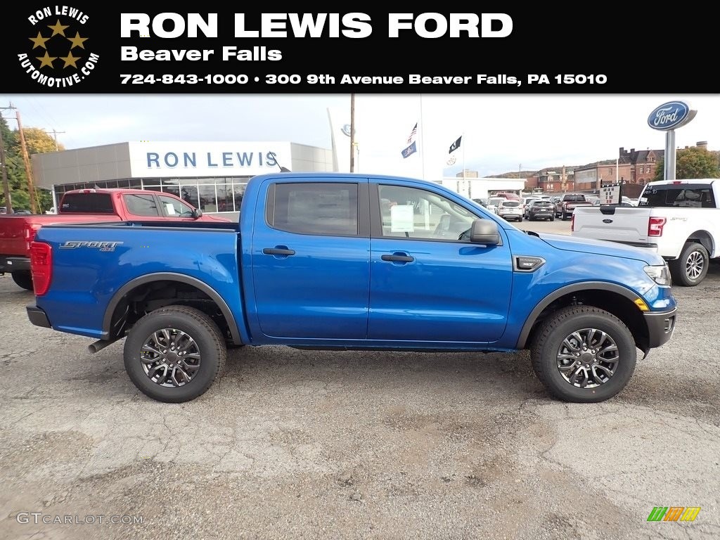 2020 Ranger XLT SuperCrew 4x4 - Lightning Blue / Ebony photo #1