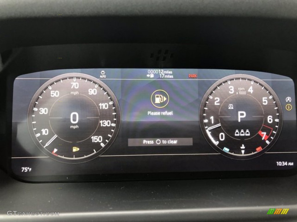2020 Land Rover Defender 110 SE Gauges Photo #139862597