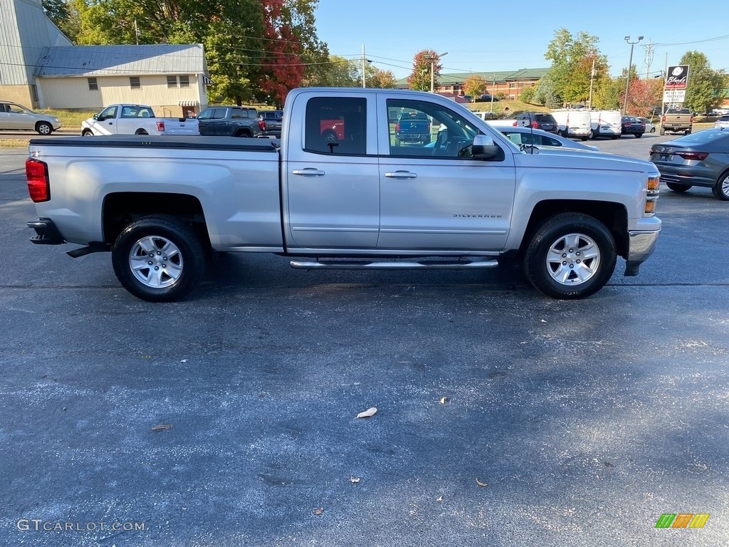 Silver Ice Metallic 2015 Chevrolet Silverado 1500 LT Double Cab 4x4 Exterior Photo #139862985