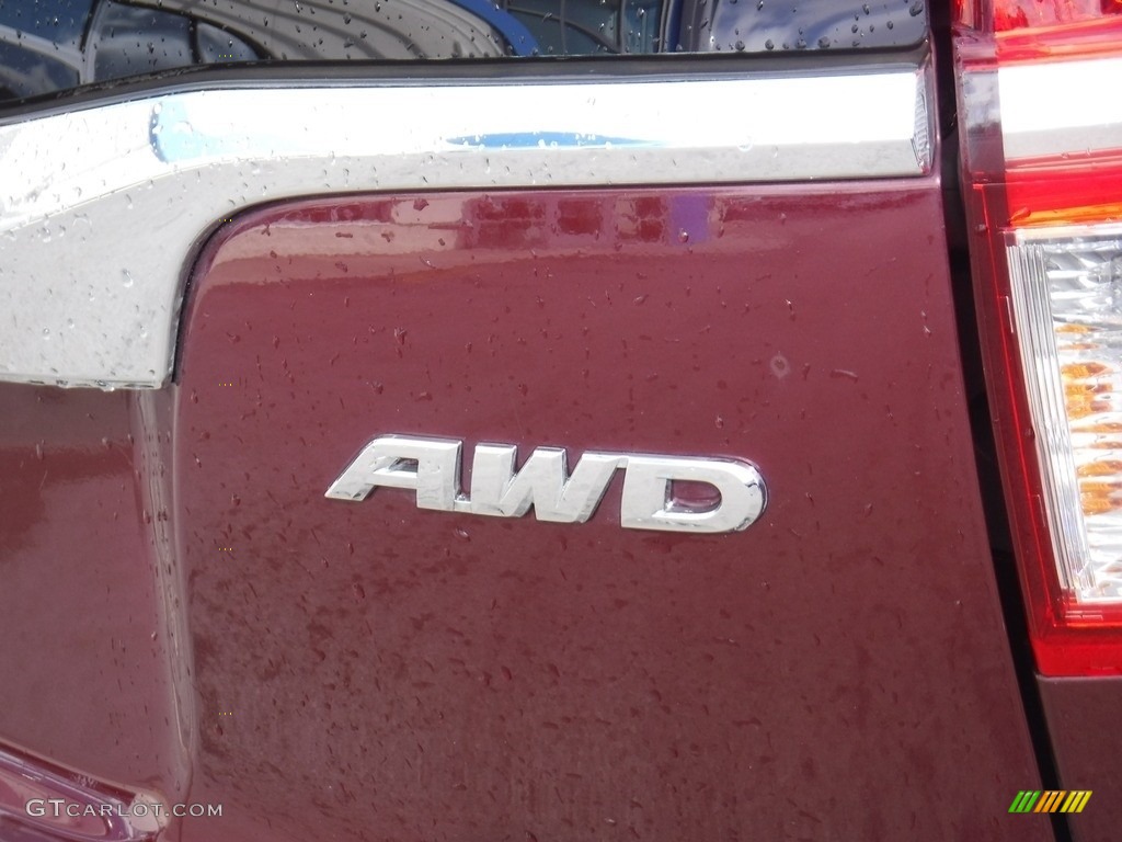 2016 CR-V EX AWD - Basque Red Pearl II / Beige photo #11