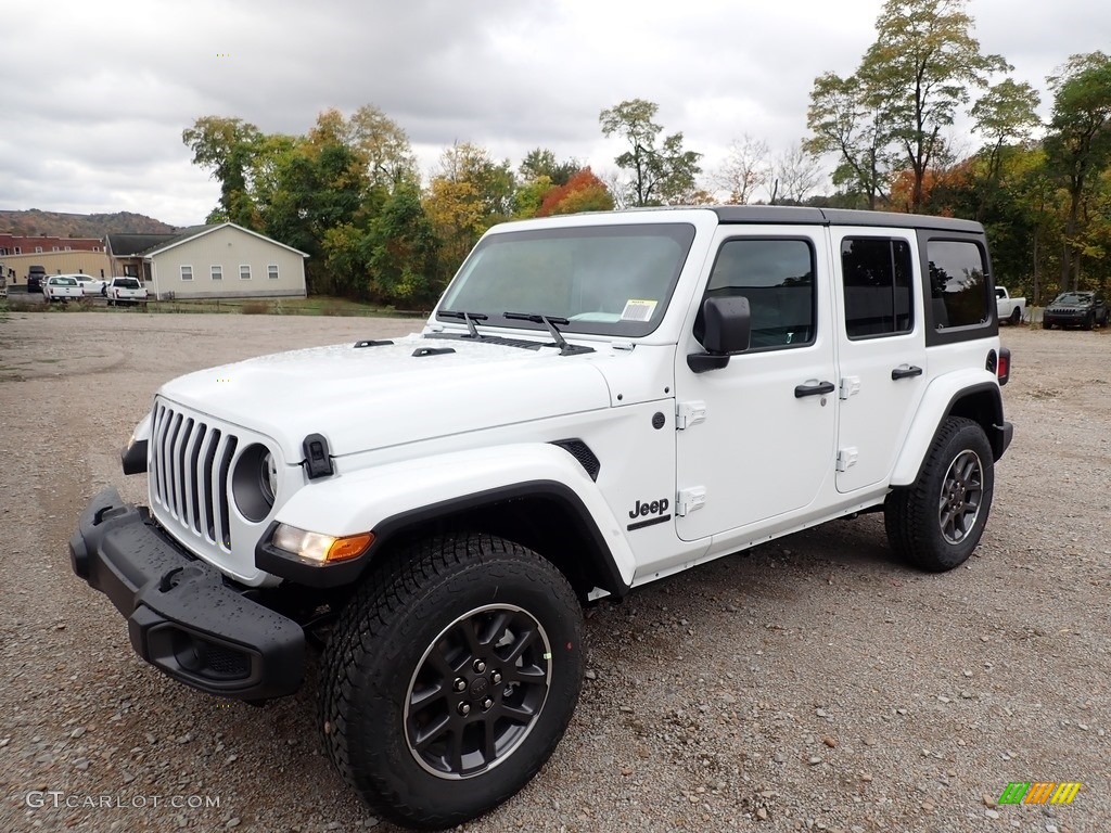 Bright White Jeep Wrangler Unlimited