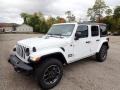 2021 Bright White Jeep Wrangler Unlimited Sport 4x4  photo #1