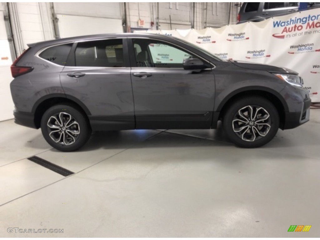 2020 CR-V EX AWD - Modern Steel Metallic / Black photo #4