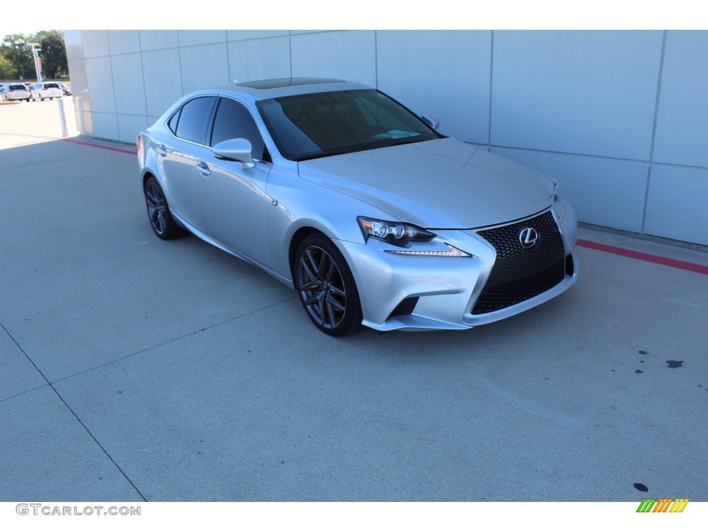 Silver Lining Metallic 2016 Lexus IS 200t F Sport Exterior Photo #139864640