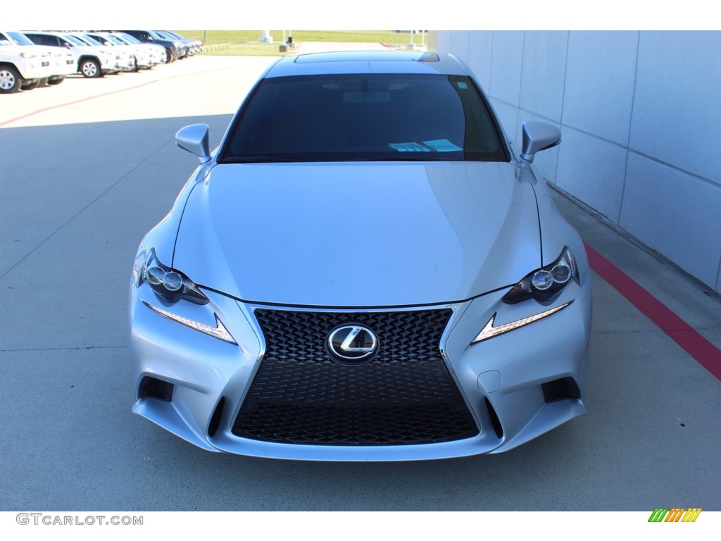 2016 IS 200t F Sport - Silver Lining Metallic / Rioja Red photo #3
