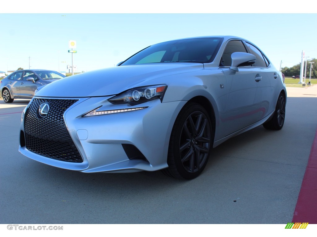 2016 IS 200t F Sport - Silver Lining Metallic / Rioja Red photo #4