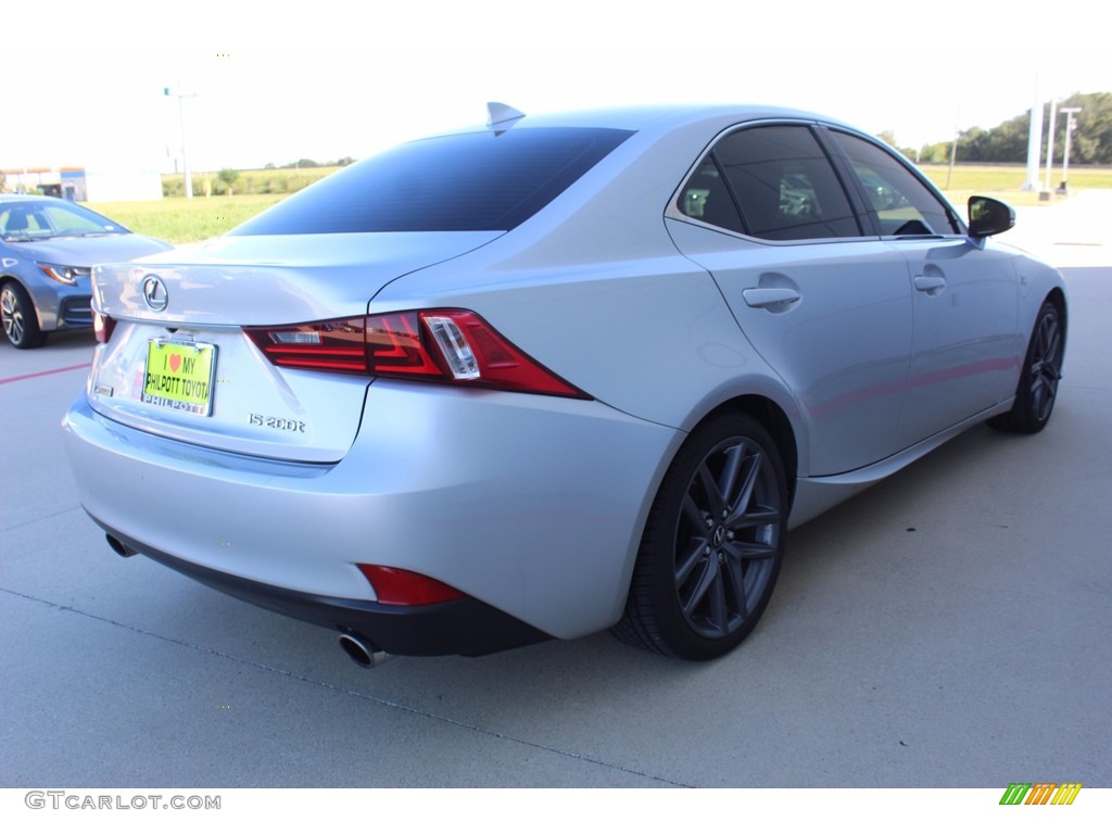 2016 IS 200t F Sport - Silver Lining Metallic / Rioja Red photo #8