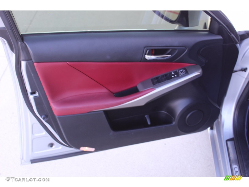 2016 Lexus IS 200t F Sport Rioja Red Door Panel Photo #139864661