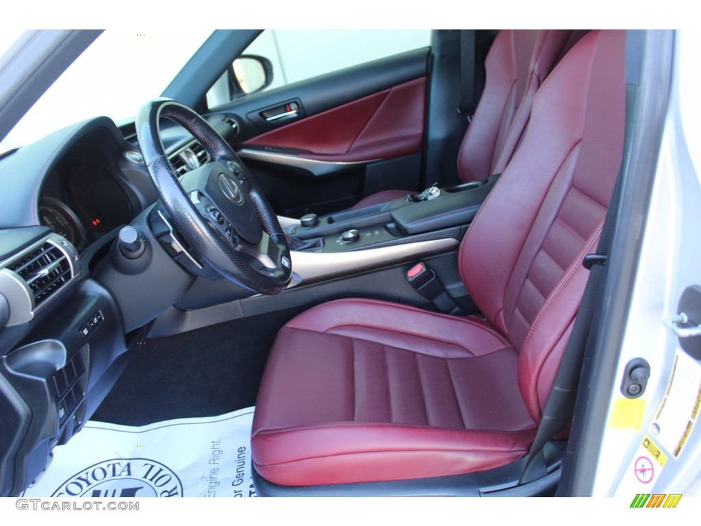 Rioja Red Interior 2016 Lexus IS 200t F Sport Photo #139864664