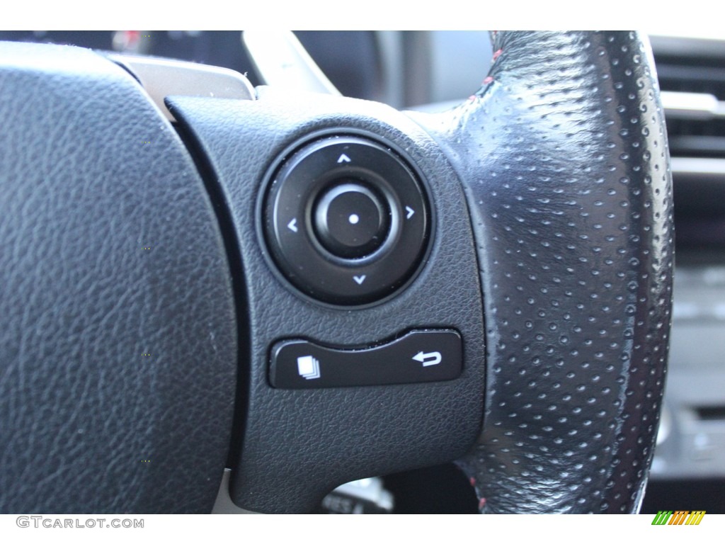 2016 Lexus IS 200t F Sport Rioja Red Steering Wheel Photo #139864670