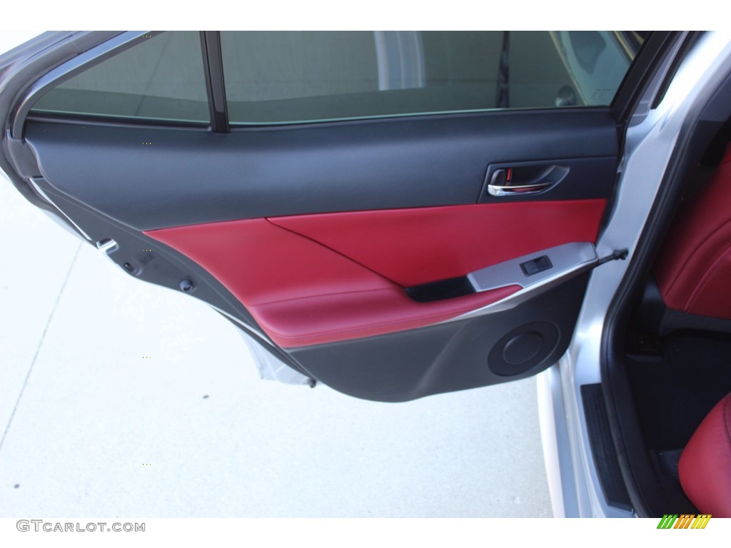 2016 Lexus IS 200t F Sport Rioja Red Door Panel Photo #139864688