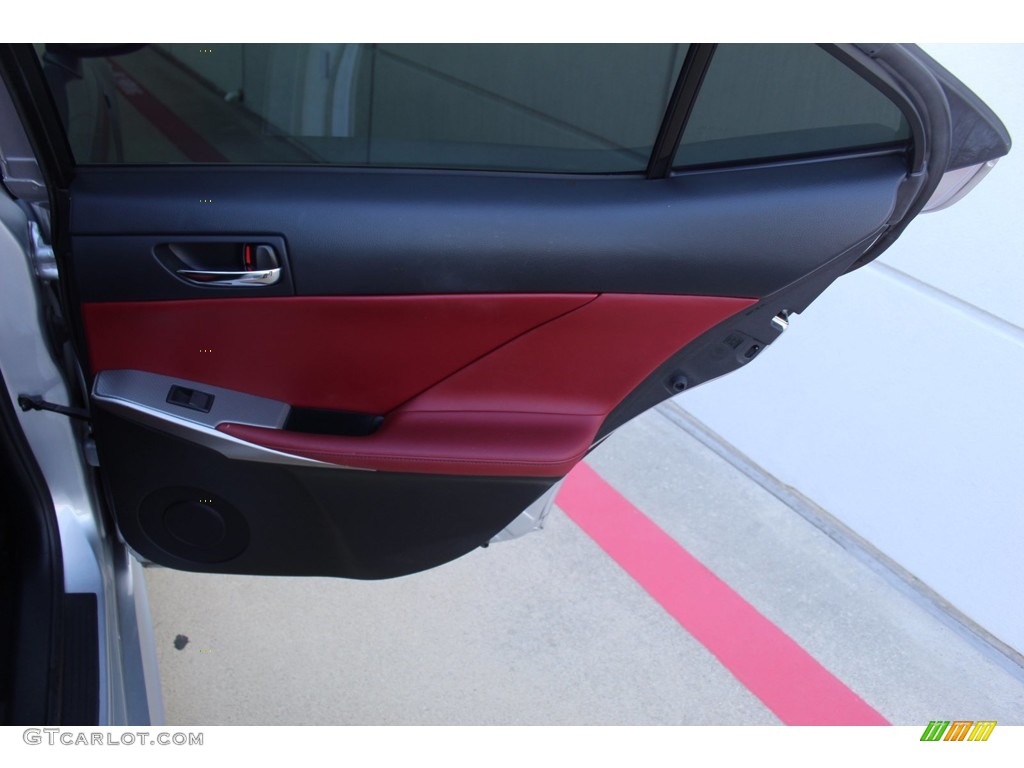 2016 Lexus IS 200t F Sport Rioja Red Door Panel Photo #139864706