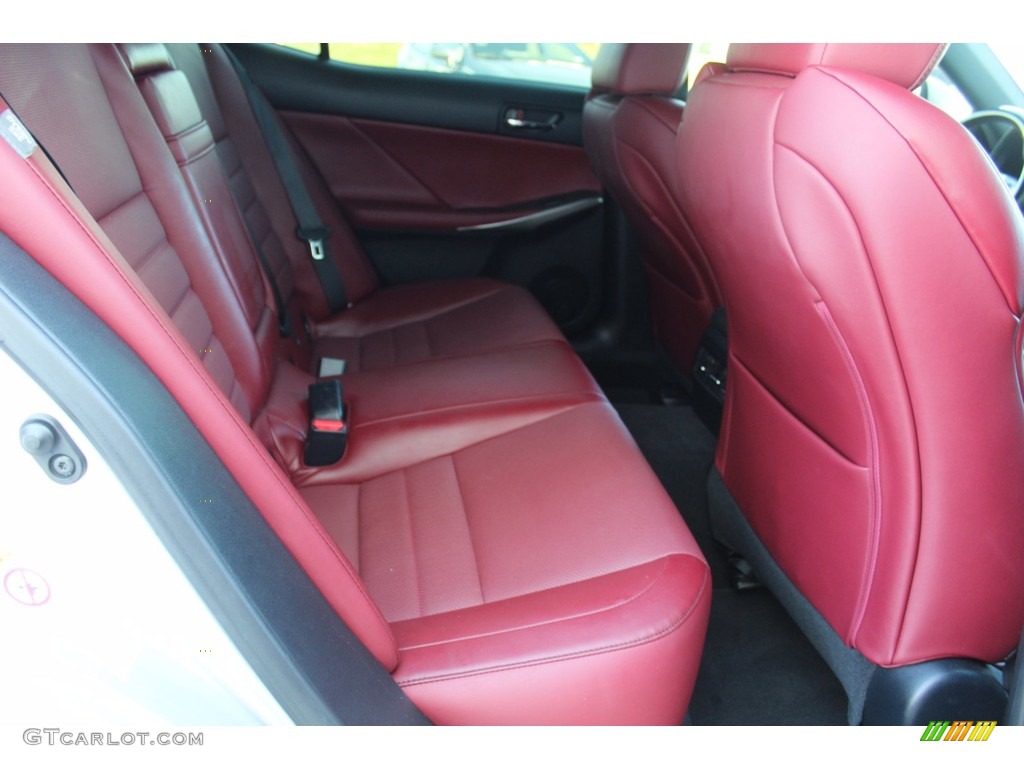 2016 Lexus IS 200t F Sport Rear Seat Photos
