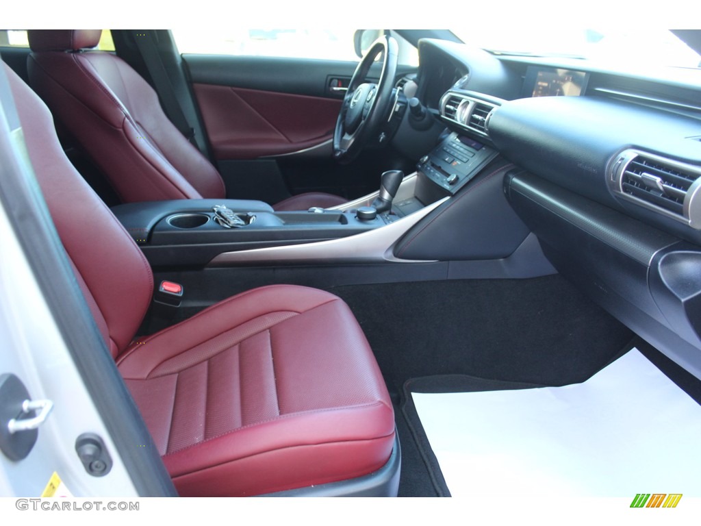2016 Lexus IS 200t F Sport Front Seat Photo #139864715