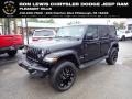 2020 Black Jeep Wrangler Unlimited Sahara 4x4  photo #1