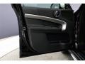 2021 Mini Countryman Carbon Black Cross Punch Leather Interior Door Panel Photo