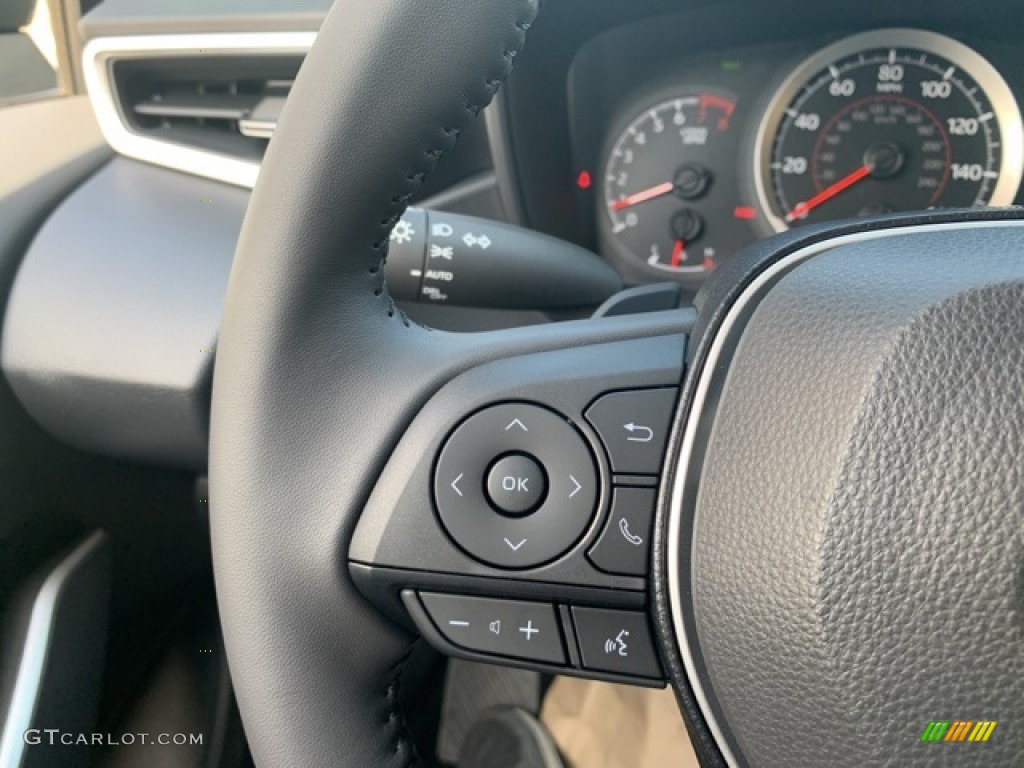 2021 Toyota Corolla SE Black Steering Wheel Photo #139865821