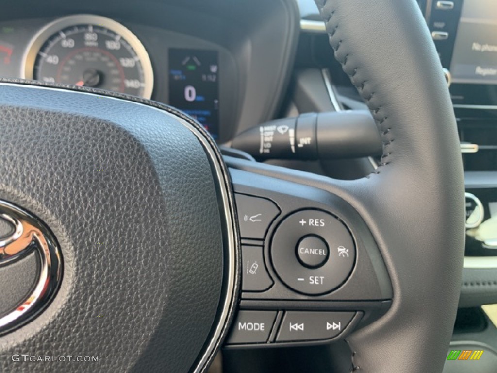 2021 Toyota Corolla SE Black Steering Wheel Photo #139865843