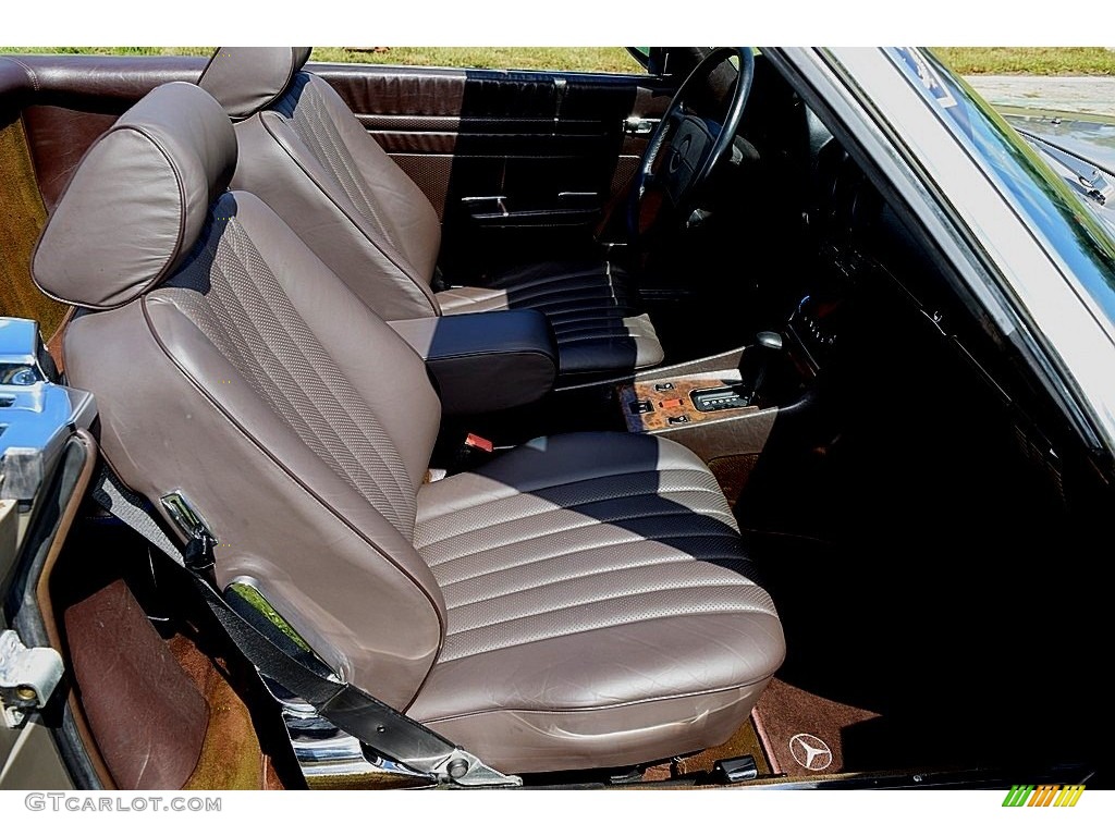 1986 Mercedes-Benz SL Class 560 SL Roadster Front Seat Photo #139865851