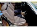 1986 Mercedes-Benz SL Class Dark Brown Interior Front Seat Photo
