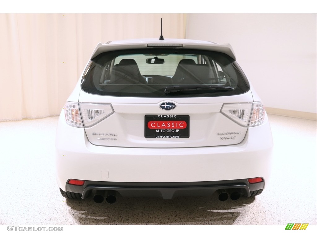 2011 Impreza WRX Wagon - Satin White Pearl / Carbon Black photo #4