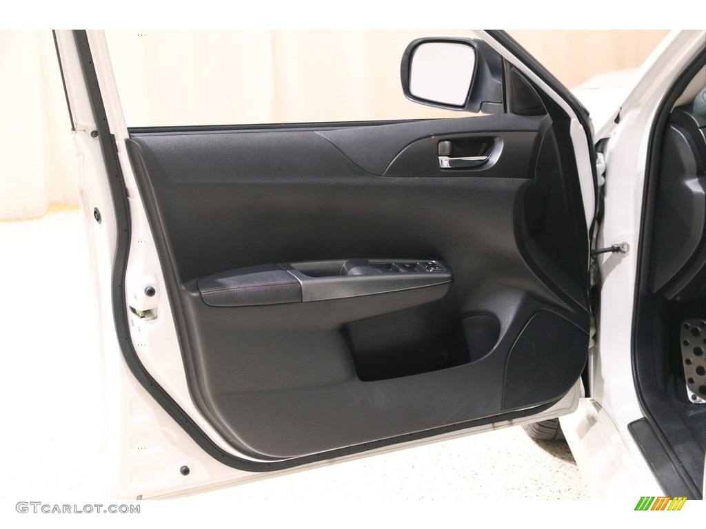2011 Impreza WRX Wagon - Satin White Pearl / Carbon Black photo #5