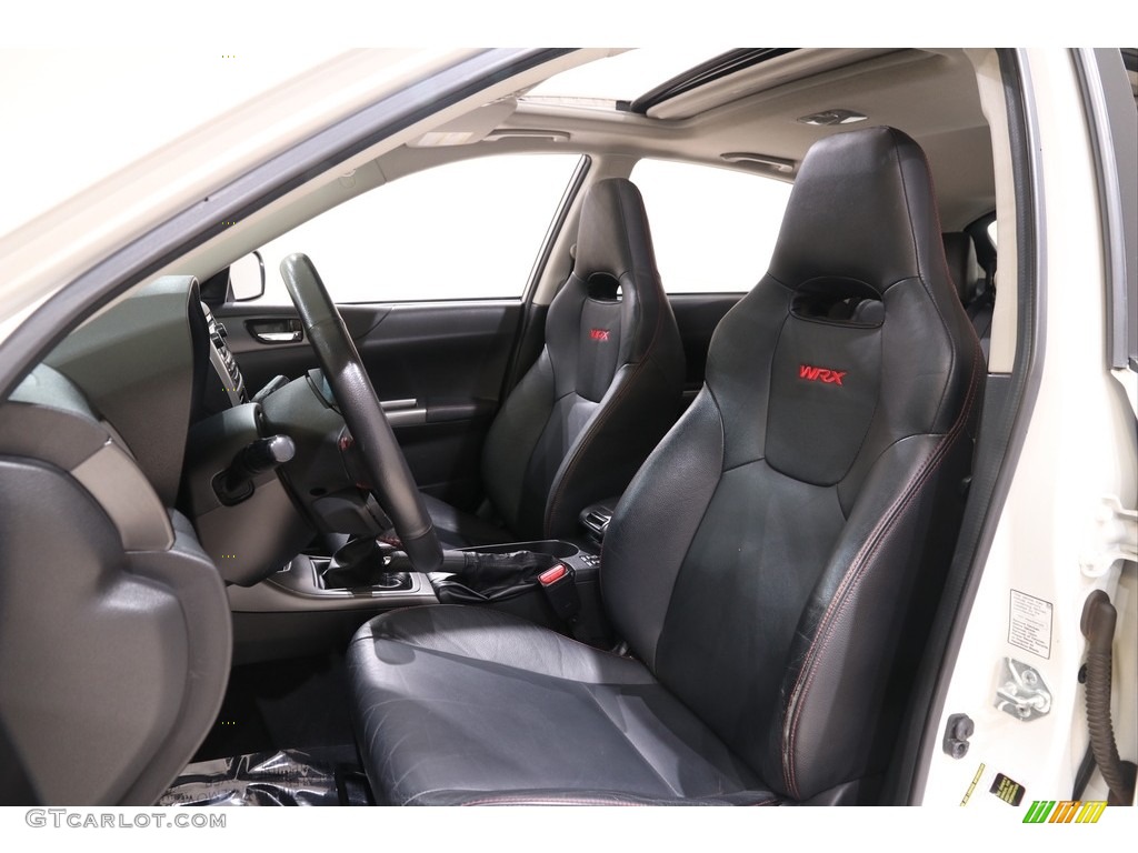 2011 Impreza WRX Wagon - Satin White Pearl / Carbon Black photo #6