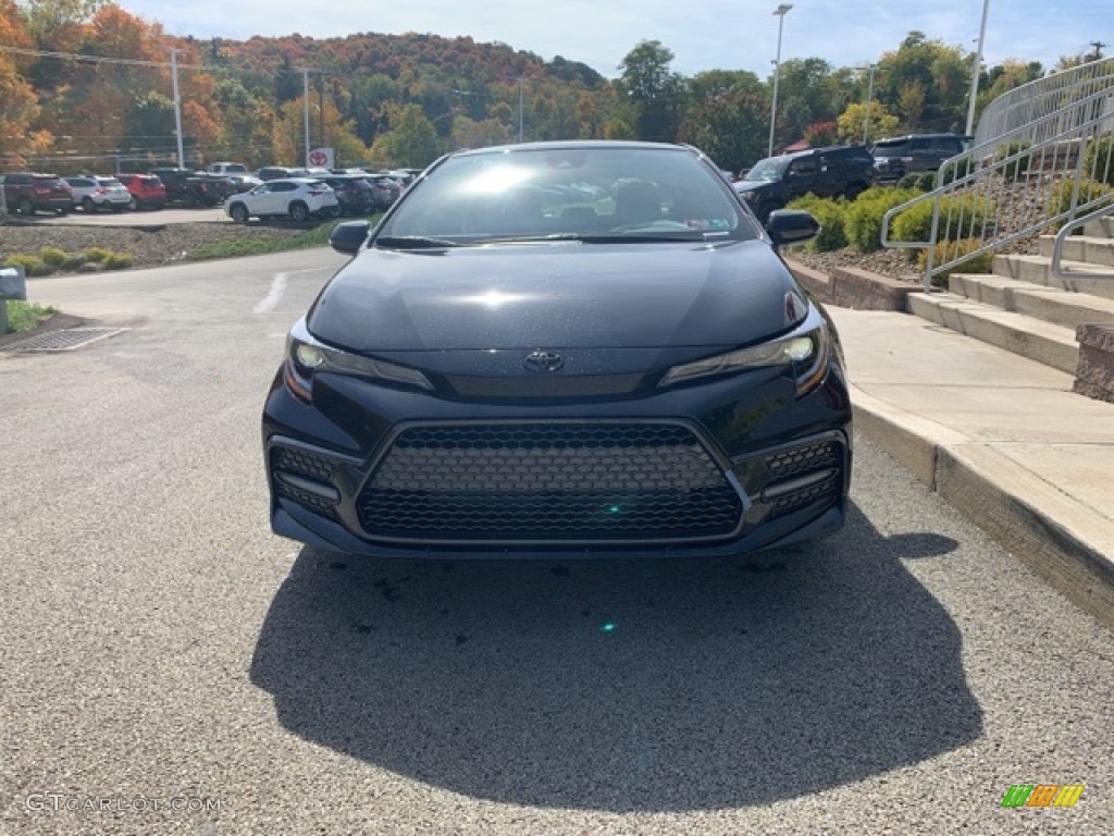 2021 Corolla SE - Black Sand Pearl / Black photo #31