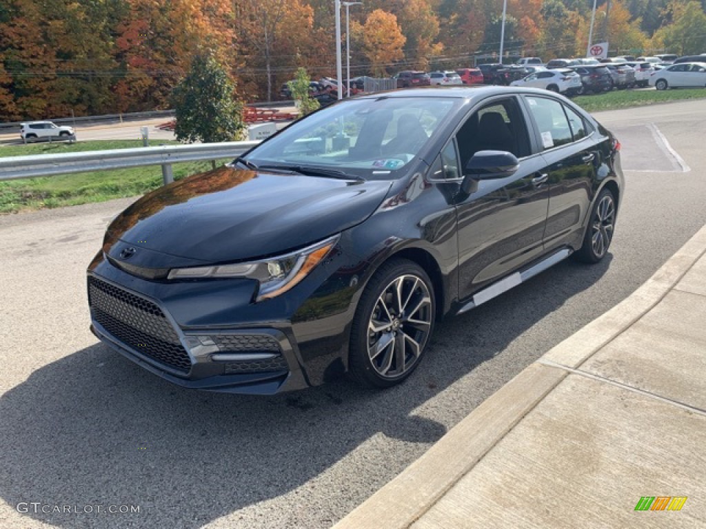 Black Sand Pearl 2021 Toyota Corolla SE Exterior Photo #139866358