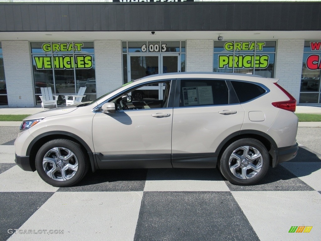 2018 CR-V EX - Sandstorm Metallic / Ivory photo #1