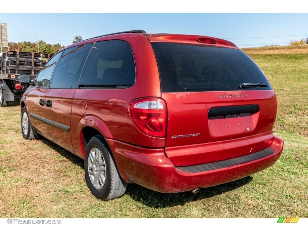 2007 Grand Caravan SE - Inferno Red Crystal Pearl / Medium Slate Gray photo #6